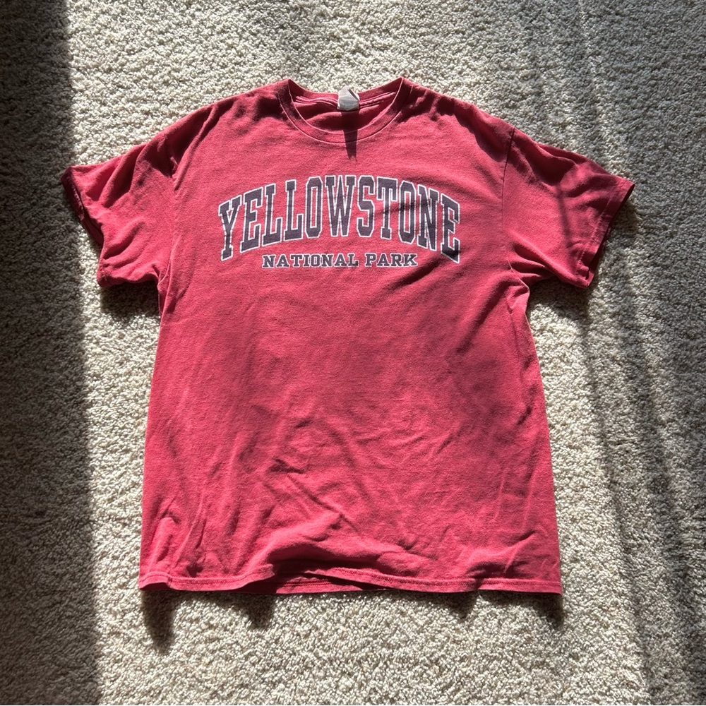 Yellowstone National Park Red T-Shirt